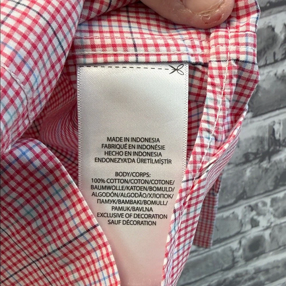 Ralph Lauren Boy's Red Plaid Button-Down‎ Shirt